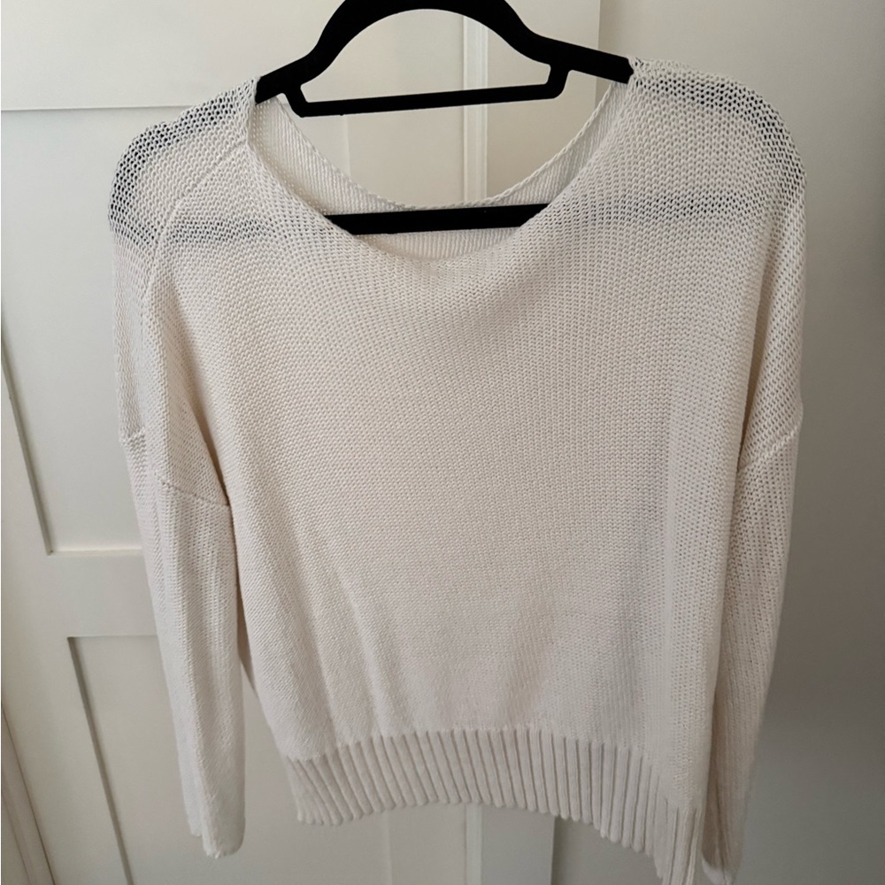 Soft Joie Cream Knit Sweater